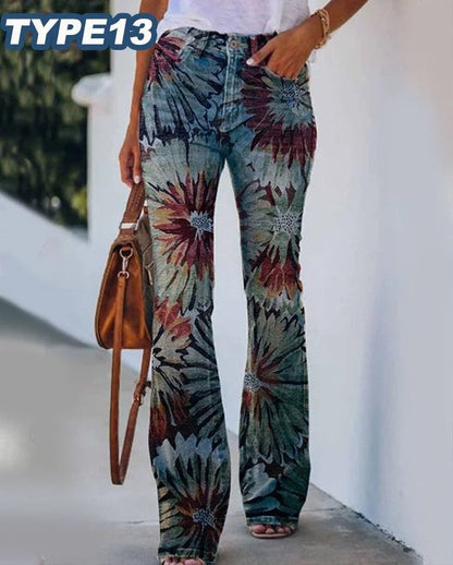 Jeans Ample à Fleurs | PARIS CHARME™