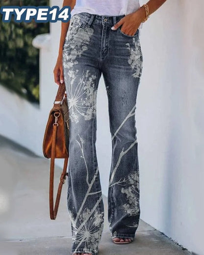 Jeans Ample à Fleurs | PARIS CHARME™