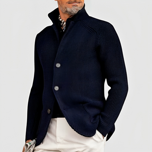 Cardigan boutonné en cachemire pour homme | PARIS CHARME™