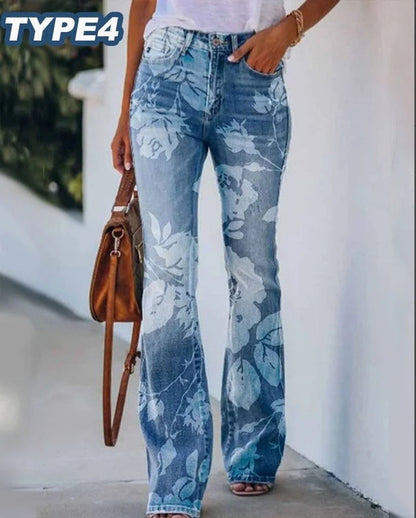 Jeans Ample à Fleurs | PARIS CHARME™