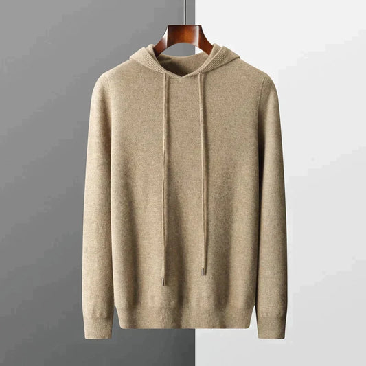 Pull à capuche en laine de merino | PARIS CHARME™