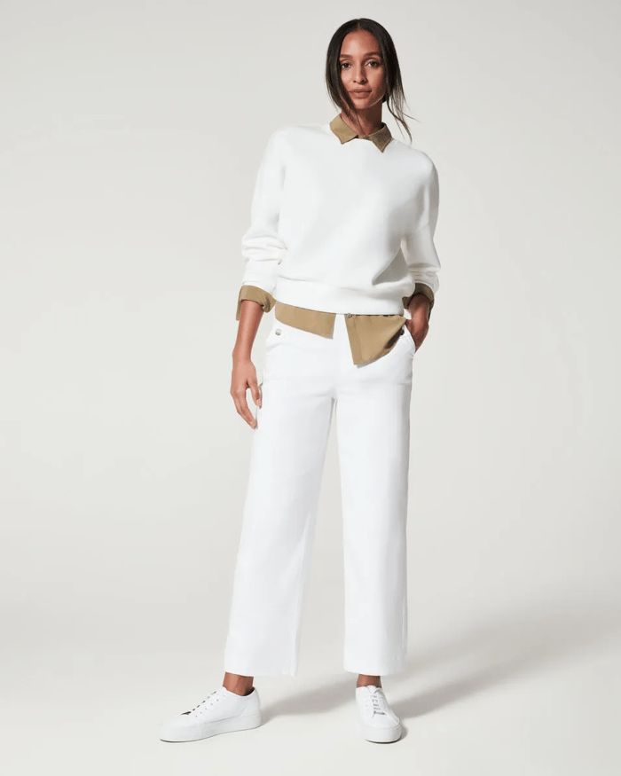 Pantalon ample cropped | PARIS CHARME™