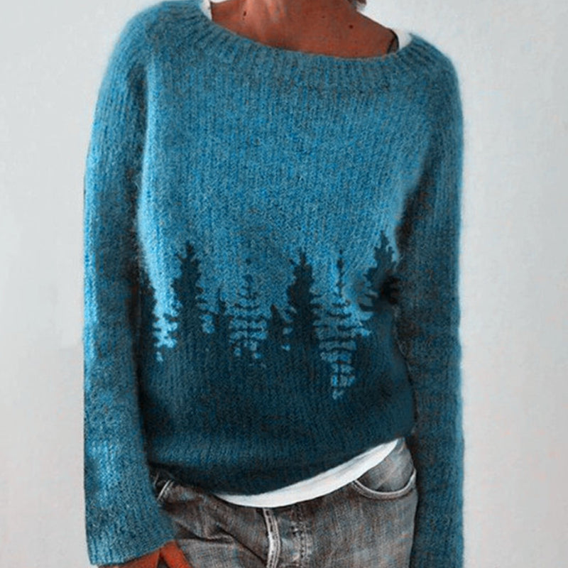 Anne™ - Pull en tricot vintage d'hiver