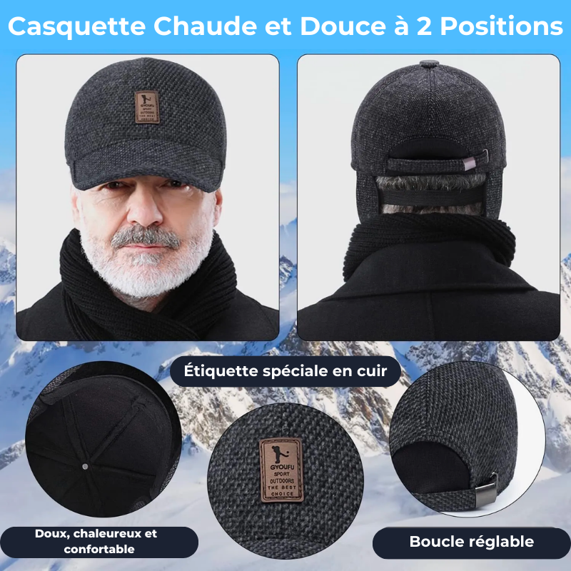 Eleg-Style™ - Chapeau d'Hiver Confortable Pour Protéger les Oreilles