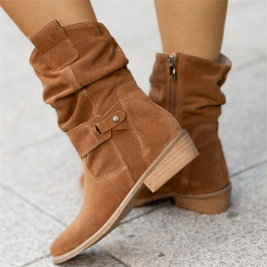 Bottines en daim | PARIS CHARME™